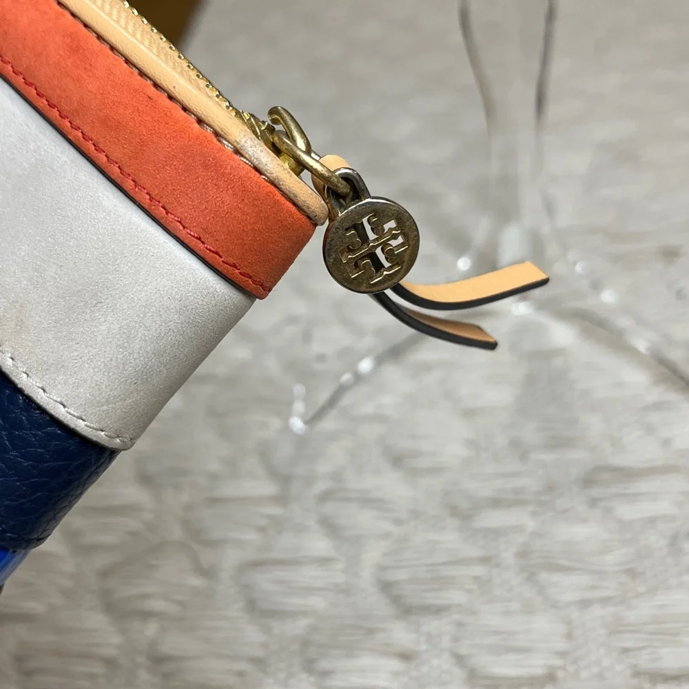 Tory Burch Stripe Zip Continental Wallet